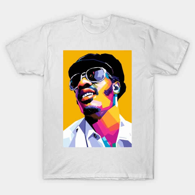 Young Stevie Wonder T-Shirt by Wijaya6661